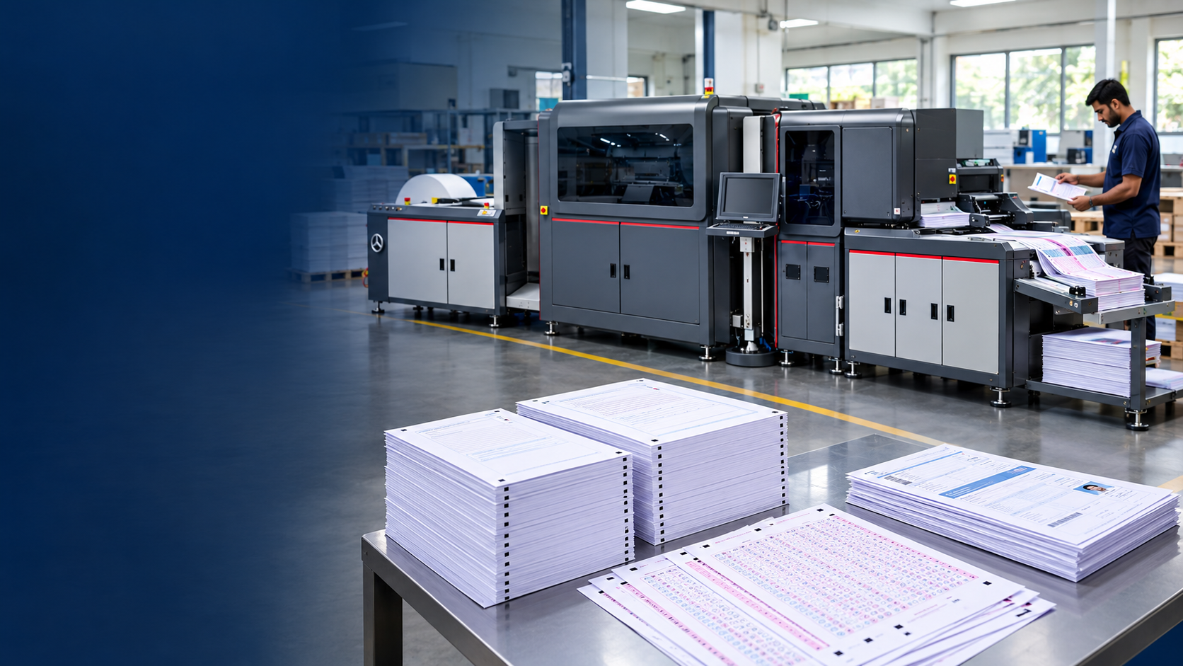 Examination, OMR & Answer Booklets — premium digital print service