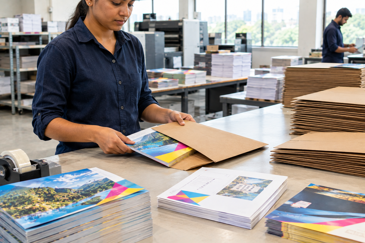 Paper Mats & Pamphlets — Colour that stays consistent