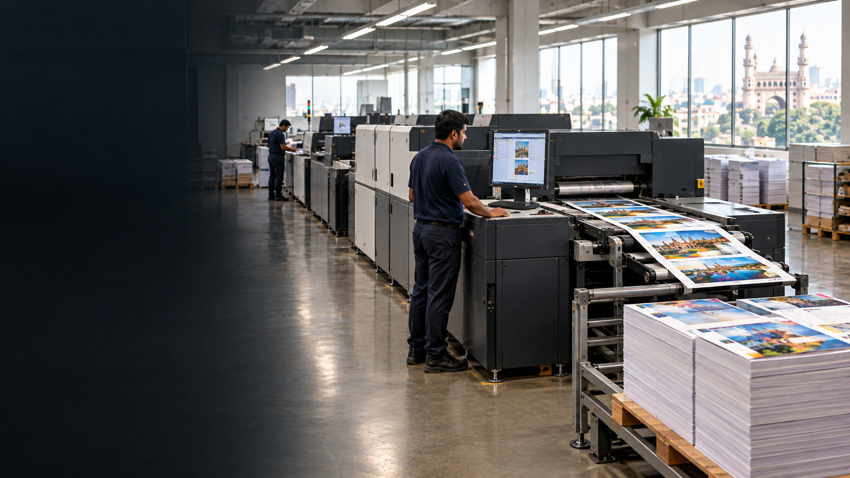 High-speed digital printing production at Sprintek